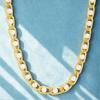 image:imageNautica Simulated Pearl Chain Necklace for Women 14K Yellow Gold Plated Alloy 175 Inches