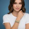 image:imageNautica Stretch Bead Stacking Bracelet Set for Women Rhodium amp 14K Yellow Gold Plated Alloy