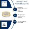 image:imageNautica Stretch Bead Stacking Bracelet Set for Women Rhodium amp 14K Yellow Gold Plated Alloy
