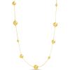 image:imageNautica Station Bead Necklace for Women 14K Yellow Gold Plated Alloy 25 Inches