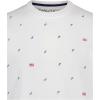 image:imageNautica Boys Short Sleeve Fashion Crew Neck TShirt Soft Comfortable Relaxed FitAmericana Aop Bright White