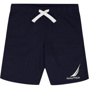 image:imageNautica Boys Pullon Fleece Shorts Drawstring ClosureJclass Navy Seas