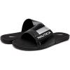 image:imageNautica Mens Athletic Slide Sandal Adjustable Straps Comfort SlipOnBlackSilver