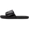 image:imageNautica Mens Athletic Slide Sandal Adjustable Straps Comfort SlipOnBlackSilver