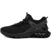 image:imageNautica Mens Casual Fashion Sneakers  Lightweight LaceUp Athletic Walking Shoes for Gym amp Tennis ComfortableBlackwandal
