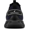image:imageNautica Mens Casual Fashion Sneakers  Lightweight LaceUp Athletic Walking Shoes for Gym amp Tennis ComfortableNavy Black