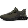 image:imageNautica Mens Casual Fashion Sneakers  Lightweight LaceUp Athletic Walking Shoes for Gym amp Tennis ComfortableOlive Blackwandal