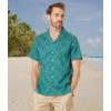 image:imageNautica Mens Nautica Sustainably Crafted Printed ShortSleeve ShirtCoastal Pine