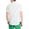 image:imageNautica Mens Nautica Sustainably Crafted Printed ShortSleeve ShirtSail White