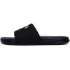 image:imageNautica Mens Open Toe Slide Sandals  Comfortable Indoor amp Outdoor Shower SlippersBlack White Porter