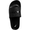 image:imageNautica Mens Open Toe Slide Sandals  Comfortable Indoor amp Outdoor Shower SlippersBlack X Rain Water