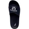 image:imageNautica Mens Open Toe Slide Sandals  Comfortable Indoor amp Outdoor Shower SlippersNavy White Porter