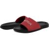 image:imageNautica Mens Open Toe Slide Sandals  Comfortable Indoor amp Outdoor Shower SlippersRed Blackpierre