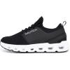 image:imageNautica Mens Running Sneakers Sport Fashion LaceUp Athletic Soft Shoes for Gym Tennis Men  Cushioned Breathable Lightweight amp ComfortableBlack Cerce