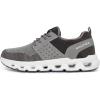 image:imageNautica Mens Running Sneakers Sport Fashion LaceUp Athletic Soft Shoes for Gym Tennis Men  Cushioned Breathable Lightweight amp ComfortableGrey Stone Zer