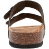 image:imageNautica Mens Sandals  Casual Slides with 2 Adjustable Buckle Straps and Cork Footbed for Ultimate Comfort and Style RegularWide Width Big SizeOlive Tumbledtriun