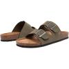 image:imageNautica Mens Sandals  Casual Slides with 2 Adjustable Buckle Straps and Cork Footbed for Ultimate Comfort and Style RegularWide Width Big SizeOlive Tumbledtriun