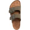 image:imageNautica Mens Sandals  Casual Slides with 2 Adjustable Buckle Straps and Cork Footbed for Ultimate Comfort and Style RegularWide Width Big SizeOlive Tumbledtriun
