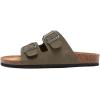 image:imageNautica Mens Sandals  Casual Slides with 2 Adjustable Buckle Straps and Cork Footbed for Ultimate Comfort and Style RegularWide Width Big SizeOlive Tumbledtriun