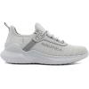 image:imageNautica Womens Casual Fashion Sneakers  Comfortable Walking Shoes with Knit Upper and Cushioned SupportLight Greydanville