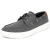 image:imageNautica Mens Boat Shoe Casual Loafers Comfort Sneaker  Walking Moccasin SlipOnLaceUpCharcoal Canvas