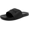 image:imageNautica Mens Open Toe Slide Sandals  Comfortable Indoor amp Outdoor Shower SlippersBlack X Rain Water