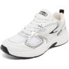 image:imageNautica Womens Lightweight Athletic Running SneakersWhite Black Silver