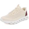 image:imageNautica Womens Running Shoes Lightweight Athletic Sneakers Breathable Cushioned LaceUp Gym Walking amp Training TrainersBurgundy