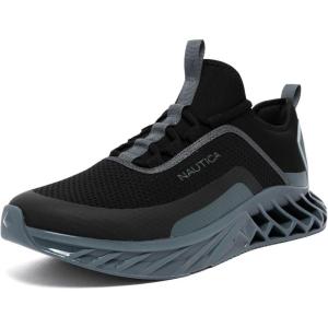 image:imageNautica Mens Casual Fashion Sneakers  Lightweight LaceUp Athletic Walking Shoes for Gym amp Tennis ComfortableBlack Bluewyern