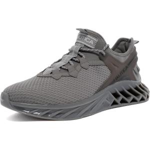 image:imageNautica Mens Casual Fashion Sneakers  Lightweight LaceUp Athletic Walking Shoes for Gym amp Tennis ComfortableCharcoal Tonalwandal