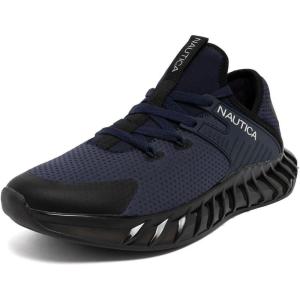image:imageNautica Mens Casual Fashion Sneakers  Lightweight LaceUp Athletic Walking Shoes for Gym amp Tennis ComfortableNavy Blackkediri