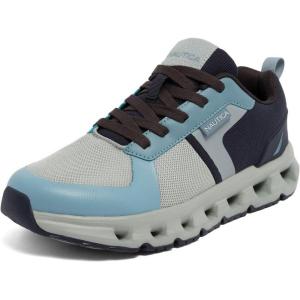 image:imageNautica Mens Running Sneakers Sport Fashion LaceUp Athletic Soft Shoes for Gym Tennis Men  Cushioned Breathable Lightweight amp ComfortableGrey Blue