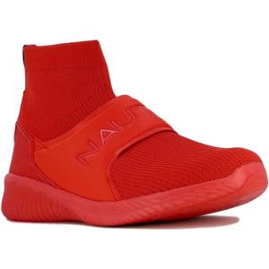 image:imageNautica Mens SlipOn Sneaker High Top Socks Shoes with Ankle Support  Comfortable amp Breathable LaceUp Gym Walking Running ShoesAnellored Mono