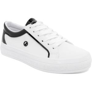 image:imageNautica Women Fashion Sneaker LaceUp Tennis Casual Shoes for LadiesWhite Blackosmanthus