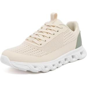image:imageNautica Womens Running Shoes Lightweight Athletic Sneakers Breathable Cushioned LaceUp Gym Walking amp Training TrainersSage