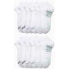 image:imageNautica Womens Quarter Cut Moisture Control Athletic Socks with Cushioned Comfort 12 PackAll White