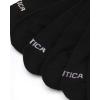 image:imageNautica Womens Quarter Cut Moisture Control Athletic Socks with Cushioned Comfort 12 PackBlack