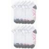 image:imageNautica Womens Quarter Cut Moisture Control Athletic Socks with Cushioned Comfort 12 PackClassic White