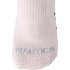 image:imageNautica Womens Quarter Cut Moisture Control Athletic Socks with Cushioned Comfort 12 PackLight Pink Black
