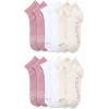 image:imageNautica Womens Quarter Cut Moisture Control Athletic Socks with Cushioned Comfort 12 PackPink Oatmeal