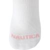 image:imageNautica Womens Quarter Cut Moisture Control Athletic Socks with Cushioned Comfort 12 PackPure White