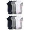 image:imageNautica Womens Quarter Cut Moisture Control Athletic Socks with Cushioned Comfort 12 PackWhite Assorted