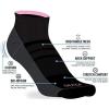 image:imageNautica Womens Quarter Cut Moisture Control Athletic Socks with Cushioned Comfort 12 PackWhite Pink