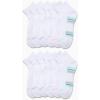 image:imageNautica Womens Quarter Cut Moisture Control Athletic Socks with Cushioned Comfort 12 PackWhite Pink