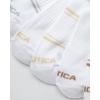 image:imageNautica Womens Quarter Cut Moisture Control Athletic Socks with Cushioned Comfort 12 PackWhite Stripe