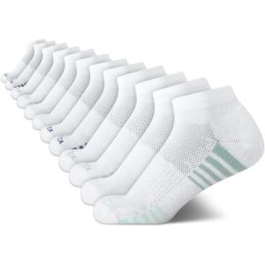 image:imageNautica Womens Quarter Cut Moisture Control Athletic Socks with Cushioned Comfort 12 PackAll White