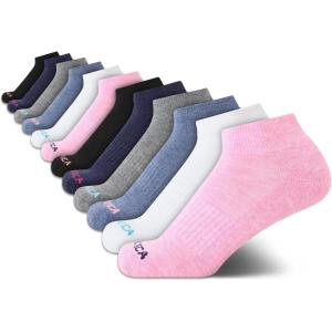 image:imageNautica Womens Quarter Cut Moisture Control Athletic Socks with Cushioned Comfort 12 PackBlue Assorted