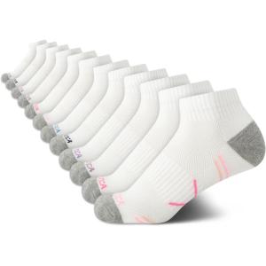 image:imageNautica Womens Quarter Cut Moisture Control Athletic Socks with Cushioned Comfort 12 PackClassic White