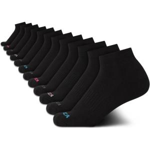 image:imageNautica Womens Quarter Cut Moisture Control Athletic Socks with Cushioned Comfort 12 PackRaven Black