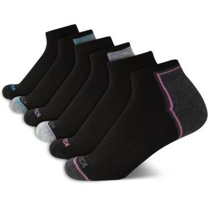image:imageNautica Womens Quarter Socks  6 Pack Cushioned Athletic Performance Breathable Mesh Womens Ankle Socks Sizes 410BlackMulti